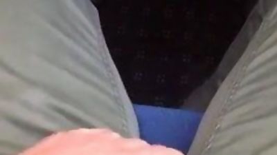Public masturbing in the train, Amateur, Big Cock, Masturbating, Public