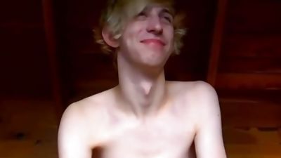 Young man receives cum after bare impaling lesson doggy, Masturbating, POV, Gay, Crush Him