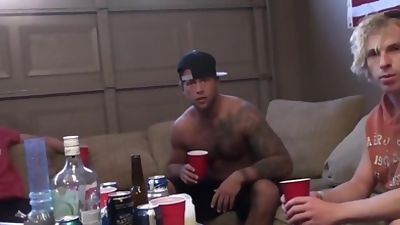 FraternityX - Party Foul 4, Amateur, Anal, Blowjob, Gay