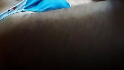 Outdoor helping hands in colored spandex underwears, Amateur, Handjob, Lingerie