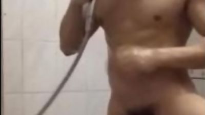 偷拍大屌帥哥洗澡, Asian, Big Cock, Brunette, Gay