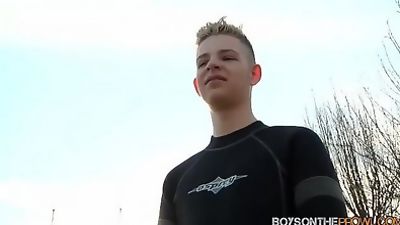 Alex Silvers loves fat cocks in his filthy little mouth, Reality, Threesome, Gay, Boys On The Prowl, Alex Silvers