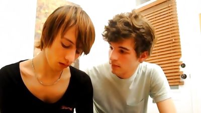 Young gays make out and have blowjobs before anal railing, Anal, Big Cock, Blowjob, Gay, Young