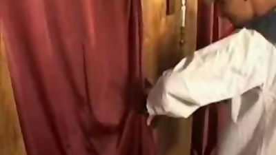 priest gets fucked in a confessional box, Amateur, European, Blowjob, Gay