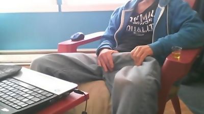 Jeans wank #11, Big Cock, Masturbating, Solo