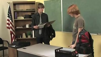 You know for sure the student will never forget this experience!, Big Cock, Blowjob, College, Teach Twinks