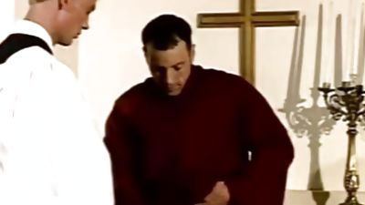 Priest and His Altar Boy, Blowjob, Handjob, Gay