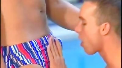 guys at the pool, Blowjob, Gay, Jocks