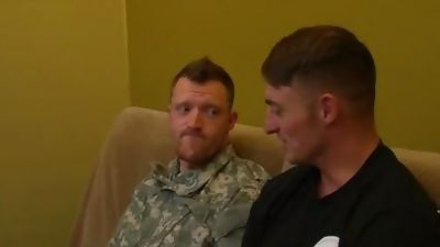 CORPORAL DANE’S FIRST GAY BLOWJOB, Gay, Muscle, Jerking, Tattoo