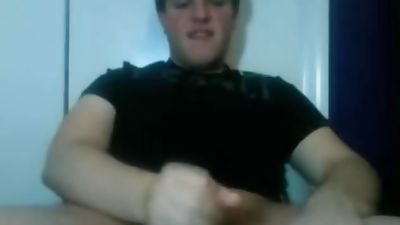 horny cam boy jerking off, Amateur, Homemade, Masturbating, Gay