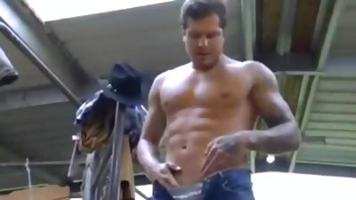 Horny Cowboy, Big Cock, Solo, Gay, Parker London