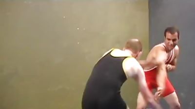 Hardcore Wrestling - Scene 2, Big Cock, College, Hardcore