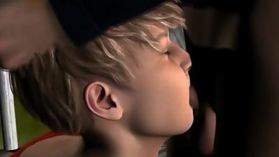 Twink gets out of a speeding ticket by sucking and fucking cop, Anal, Fetish, Orgasm