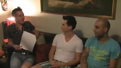 Aussie Amateurs John Will and Eric In A Gay Group Sex 3Way, Amateur, Blowjob, Brunette