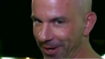 Gay fucks total stranger in public, Anal, Big Cock, Blowjob