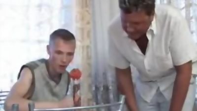 Big Older Man Teaches Sweet Twink gay porn gays gay cumshots swallow stud h, Blowjob, Mature, Swallow