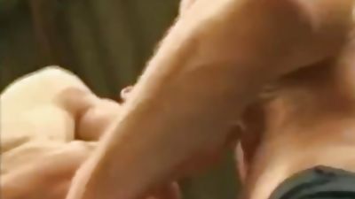 Muscled studs fucking around on the farm, Big Cock, Hardcore, Threesome