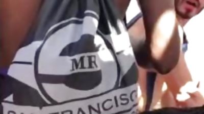 He's Fucked By Everyone at Pride, Cumshot, Gay, Daddies