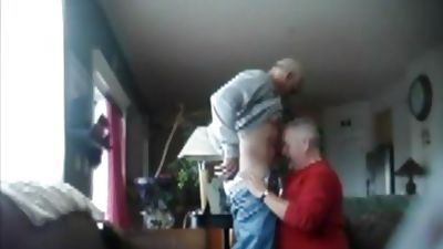 Stud daddy stops by - hidden cam, Blowjob, Hidden Cam, Gay