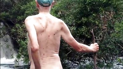 handsome old nudist, Outdoor, Gay, Daddies