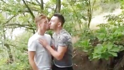 two young gay guys sucking and fucking breback outdoors, Anal, Big Cock, Masturbating, Gay, Outdoor