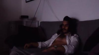 Detective Comes Home From Late Night investigation, Uniform, Office, Smoking