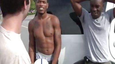 Caleb Bridges acquires A Double Dose Of dark dick, Big Cock, Black, Blowjob, Caleb Bridges