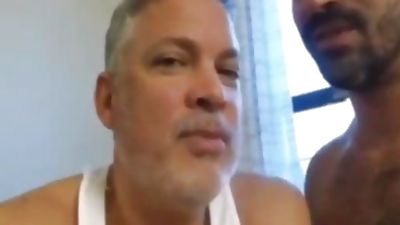 Muscle Bear Barebacking drilled By Two gigantic penis, Anal, Big Cock, Gay