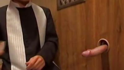 legal age teenager Priest Services And receives Serviced By Some legal age teenager ramrod cock In The Confessional, Blowjob, Teen, Uniform, Gay, Sperm