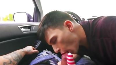 RealityDudes.com - Tattooed Ryan Bones blowjob cum outdoors, Deepthroat, Bareback, Muscle, Ryan Bones