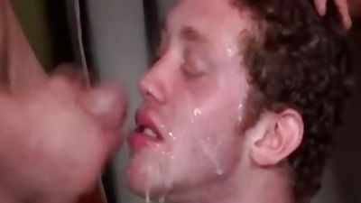 admirable Interracial Bukkake orgy, Cumshot, Facial, Interracial, Bukkake