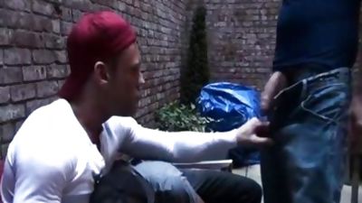 3-way Grindr Hookup, Anal, Big Cock, Threesome, Gay