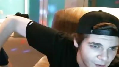 Straight blonde lad And gay ally, Amateur, Blonde, Webcam