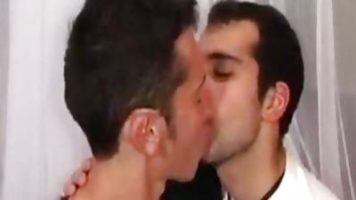 kissing males, Anal, European, Blowjob, Gay, Kissing