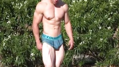 Atticus Posing Outside, Outdoor, Solo, Poses