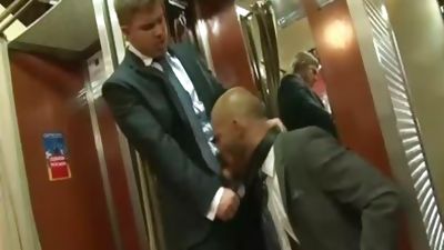 homo plowing in the dressing room, Hardcore, Ass To Mouth, Short Hair