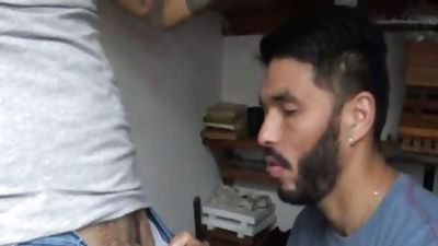 Latin Stranger gets specie In Exchange To His Tattoed wazoo, Ass, Cumshot, Hardcore