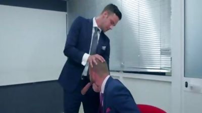 Suited And Booted nailing, Big Cock, European, Masturbating, Gay