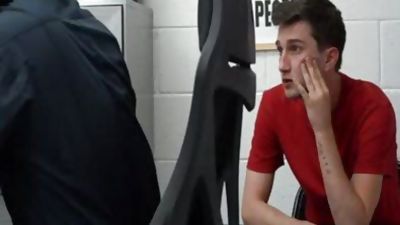 teen man Pleases Security Guard, Teen, Bareback, Daddies