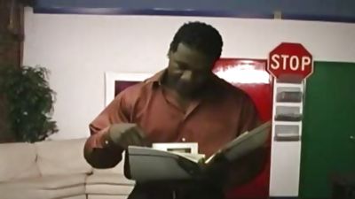 White Perv gets black 10-Pounder torture, Big Cock, Blowjob, Hardcore