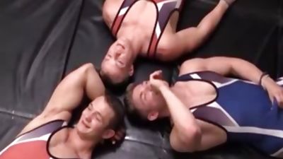 shlong Athlete Circle Jerk ((FYFF)), Masturbating, Muscle, Hunks