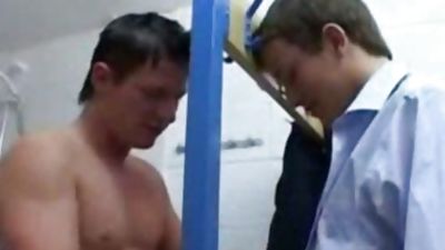 will receives jon to fix the shower, Anal, Teen, Gay