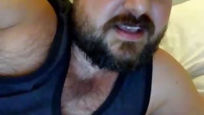 horny Bear Jerks Off In bed, Masturbating, Bears, Beauty