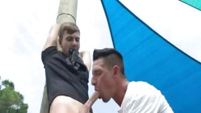 Uncle Bounding And Ramming Step Nephews, Blowjob, Old And Young, Bareback