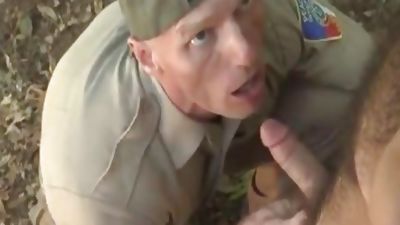 Outdoor hirsute suck & fuck, Anal, Outdoor, Gay