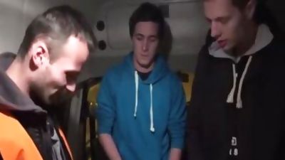 in nature's garb Foursome At The Parking Lot, Bareback, Foursome, Orgy