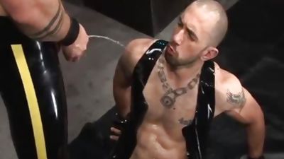 Rubber Sounding And piss, Hunks, BDSM, Spanking
