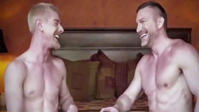 Muscle Daddy ass job And cumshot, Anal, Ass, Cumshot