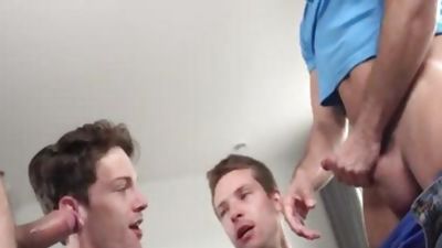 Two eighteen Yo teens receive agree To exchange & fuck Their Hunk Dads, Amateur, Teen, Gay