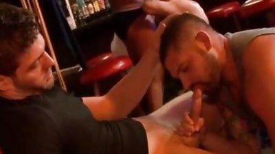 They All poke In A homo Bar, Anal, Blowjob, Threesome